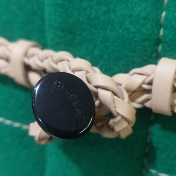 💥ABSOLUTELY STUNNING💥Wool & Curly Shearling Fur Military Jacket in Green - Picture 8 of 16